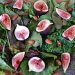 Salted caramel Almond, Fig and Green Leafy Salad